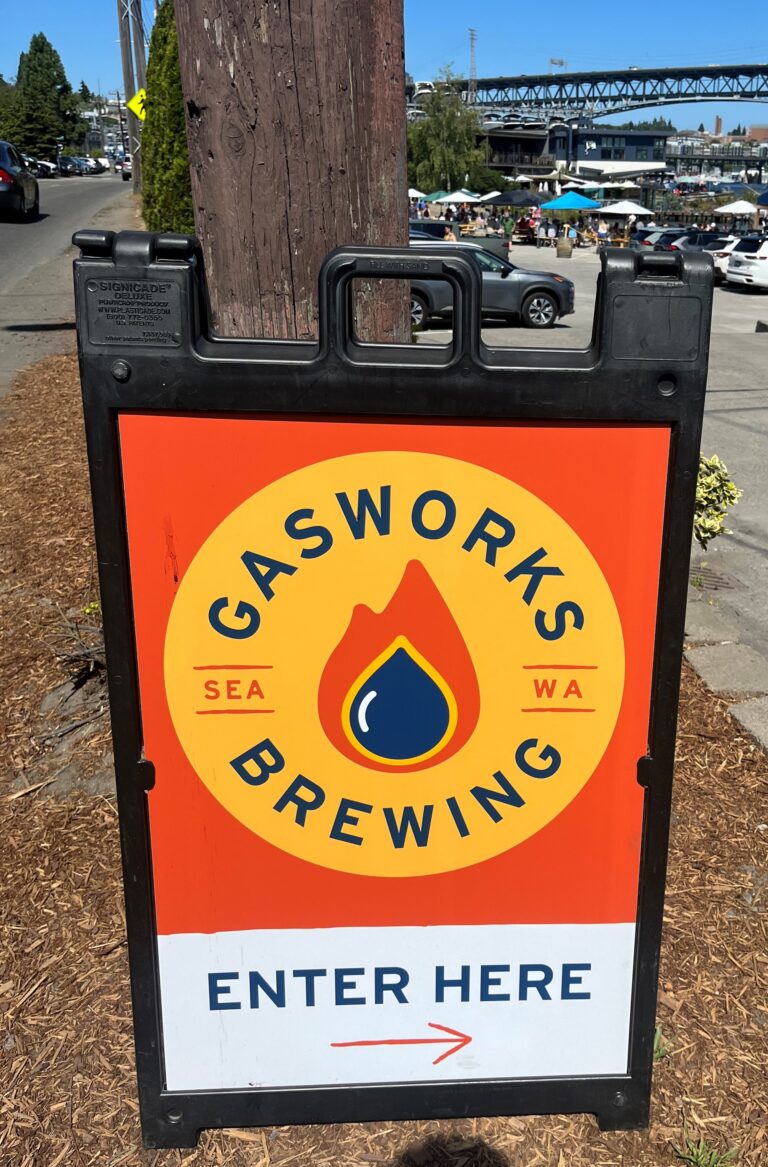 GASWORKS BREWING SIGN